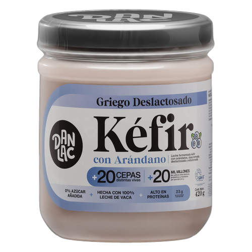 Danlac Griego Kéfir con arándano